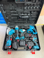 Vente directe d'usine 21V batterie au Lithium Rechargeable sans brosse ensemble d'outils électriques de cinq pièces pour le bricolage de réparation à domicile