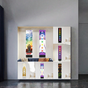 Tapisserie murale de style dobby faite à la main en coton fluorescent imprimé avec logo personnalisé vintage de haute qualité réutilisable - Product Image 3