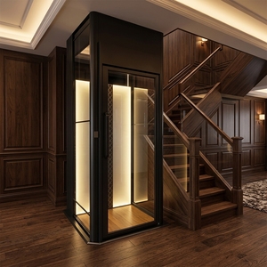 Ascensor Residencial Eléctrico Económico de 2-4 Pisos para 6 Personas, Elevador Residencial Simple para el Hogar - Product Image 1