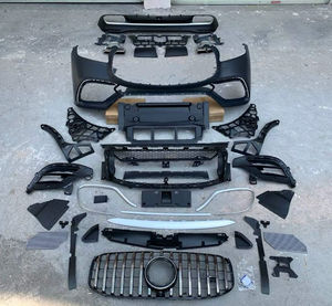 Kit de carrosserie en matériau Pp pour mercedes-benz Gls450 500x167 mise à niveau Gls63s Amg diffuseur de pare-chocs avant et arrière becquet corps large - Product Image 6