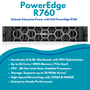 Servidor Dell PowerEdge R760 Nuevo y Personalizado, Servidor en Rack de Alta Densidad 2U, Computadora Dell PowerEdge R760 en Oferta - Product Image 6