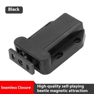 Khóa tủ quần áo tự động bằng nhựa ABS có thể điều chỉnh, kiểu giấu kín, tay nắm hút chân không, không cần chạm, kiểu nhấn, không nhìn thấy - Product Image 3