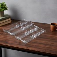 Boîtes de transport pour plantes en PET transparent rectangulaires de 0,3 mm d'épaisseur