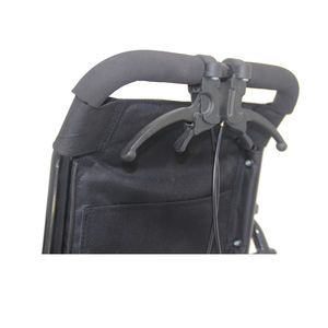 Sedia a Rotelle Manuale Pieghevole Portatile in Alluminio per Anziani con Braccioli Ribaltabili - Product Image 5