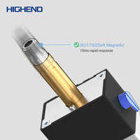 HIGHENDPC 4V210-08 Katup Solenoid Pneumatik 5/2 Arah DC24V AC220V Single Coil Pilot Katup Kontrol Arah Paduan Aluminium