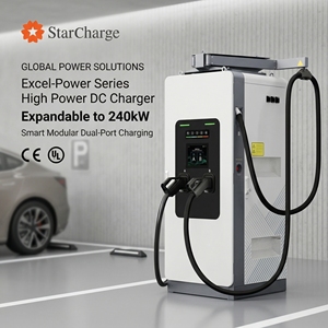 สถานีชาร์จรถยนต์ไฟฟ้าแบบเร็ว New Starcharge Titan V5 ODM/OEM Ultra DC กำลังไฟ 120kW 180kW 240kW รองรับ CCS2/GBT สำหรับใช้งานสาธารณะ - Product Image 1