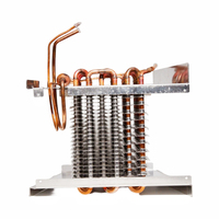 Evaporador de Tubo de Cobre con Aletas de Aluminio, Intercambiador de Calor de Alta Eficiencia para Sistemas de Refrigeración