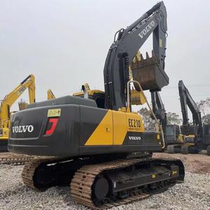 Excavadora Volvo EC210BLC Usada de 21 Toneladas con Funciones Digitales, Motor Cummins y Componentes Principales del Motor - Product Image 3