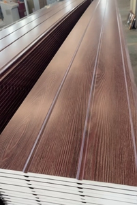 木目サンドイッチ壁パネルボードアルミニウム複合パネル防水耐火性 - Product Image 5