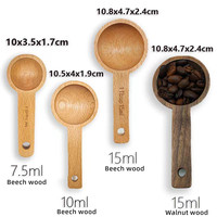 7.5ml 10ml 15ml longue pince poignée cuillère à mesurer cuillère à bois cuillère à sel cuillère à café cuillère à thé cuillères à poudre