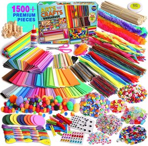 Bộ 1500 Vật Liệu Thủ Công Khổng Lồ Cao Cấp DIY Cho Trẻ Em Hoạt Động Sáng Tạo Lớn Quà Tặng Cho Bé Trai Và Bé Gái - Product Image 2