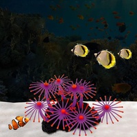Nuevo Coral de silicona respetuoso con el medio ambiente para paisajismo de acuarios Software de simulación fluorescente para comercio electrónico transfronterizo