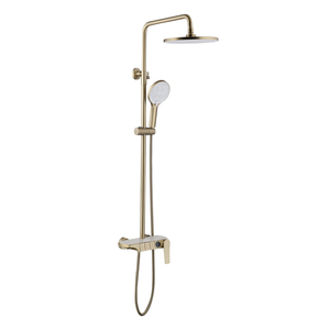 SIGH-grifo de ducha montado en la pared para hotel, conjunto de ducha de lluvia dorada, gran oferta - Product Image 1