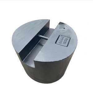 Poids d'essai en acier plaqué de 1000 kg Veidt, conformes OIML, avec points de pesée, poids pures de 1 tonne - Product Image 5