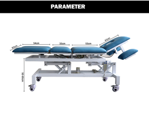 Lit de massage électrique à 2 moteurs, vente chaude, réglable multi-angles, pour l'<span class=keywords><strong>ostéopathie</strong></span> et l'acupuncture, traitement de la physiothérapie spinale - Product Image 3