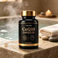 Capsules de Coenzyme CoQ10, 60 unités, fabricant de compléments alimentaires en marque privée OEM, vente en gros