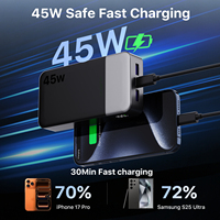 Power Bank Portabel Pengisian Cepat Ponsel Digital Cerdas Kapasitas Tinggi Nobis USA Stock 45W 20000 MAh 20000mAh