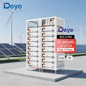 Batterie au lithium-ion solaire BOS-G PRO de haute tension 51,2 V 100 Ah 5,12 <span class=keywords><strong>kWh</strong></span> 25 <span class=keywords><strong>kWh</strong></span> 87 <span class=keywords><strong>kWh</strong></span>, <span class=keywords><strong>prix</strong></span> d'usine Ningbo Deye - Product Image 1
