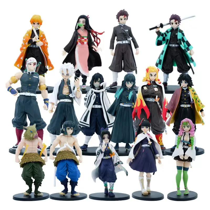 Anime Figure Model Demon Slayer Figure Action Anime Figure Tanjirou Nezuko Zenitsu Agatsuma Giyu Japan Anime Other Toys