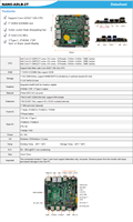 Carte mère industrielle embarquée OEM ODM d'usine, Intel Core I3 I5 I7 12e génération, DDR4 Max 32 Go, M.2 SATA, Type C, Quad Display, 8 USB