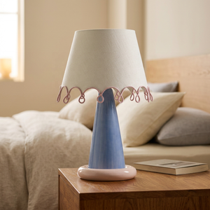 <span class=keywords><strong>Lampada</strong></span> da Tavolo Stile Crema Pastello LOOP con Blocchi di Colore, Luce d'Ambiente Carina e Femminile in Stile Nordico per Comodino - Product Image 5