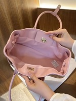 Tas Tote Anyaman Jerami Mewah untuk Wanita, Tas Tangan Kulit PU Patchwork, Tas Selempang Chic, Logo Custom, MOQ Rendah