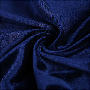 قماش قطيفة ناعم 93% البوليستر 7% دنة عادي قماش قطيفة ناعم نسيج للملابس - Product Image 4