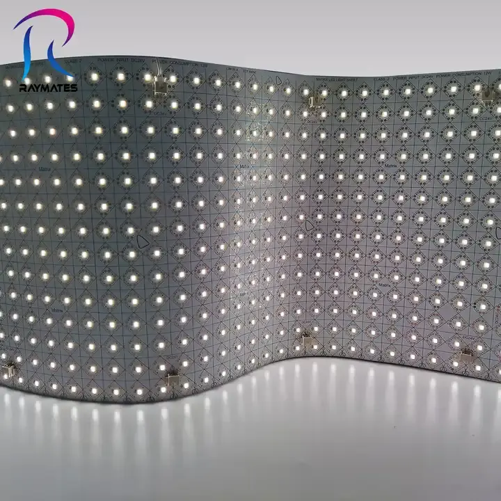 Un LED Cortable 24V Hoja de luz LED flexible RGB CCT RGBW 2700K 4000K 6500K Panel de luz flexible para anuncios de iluminación trasera