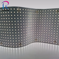 Feuille de lumière LED flexible haute densité, découpable, 24V, 406 LED/m, 2700K, 4000K, 6500K, panneau lumineux flexible, matrice de feuille LED