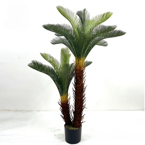 Bonsaï Cycas artificiel de qualité supérieure-Paume de sagou simulé de luxe pour <span class=keywords><strong>le</strong></span> merchandising visuel de centre commercial haut de gamme et la déco d'intérieur | Écologique - Product Image 4