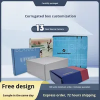 Boîte cadeau en carton ondulé de haute qualité avec couvercle rabattable, logo imprimé personnalisable et ceinture d'emballage colorée pour l'emballage de chaussures de luxe