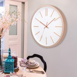 Horloge murale simple de 12 pouces muet ne coche pas ronde horloge murale tridimensionnelle pour étude salle de classe salon école - Product Image 1