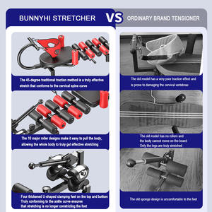 BunnyHi QYQ001 Equipo de Estiramiento Cama de Tracción Lumbar Estirador de Cuello y Cuerpo Extensor de Columna Vertebral Cervical para el Hogar - Product Image 4