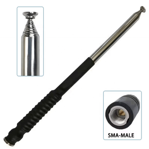Antena Telescópica de Radio VHF de 10 Secciones Diamonds SCFPLG10 136-174 MHz con Conectores SMAs-Macho, SMAs-Hembra y BNC-Macho para ALPHA100 ASTRO 320430 - Product Image 2