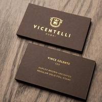 Cartes de visite de luxe personnalisées de haute qualité avec impression de logo en feuille d'or, papier offset et carton, gaufrage UV sélectif, format personnalisé
