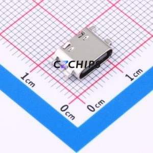 HC-TYPE-C-16P-C16B USB Connector SMD Connector ( Connector Type: Type-C )( Gender: Female )( Mounting Type: Sink Board ) - Product Image 1