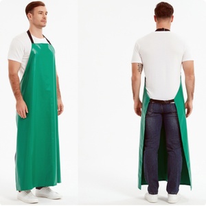 Tablier de protection robuste en PVC réutilisable et écologique, sans manches, résistant aux produits chimiques et à l'huile, imperméable, pour la peinture à l'encre, le nettoyage et le traitevement des vaches - Product Image 3