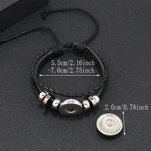 Trendy PU Leather <strong>Couple</strong> <strong>Bracelet</strong> Long Distance Sun &amp; Moon <strong>Matching</strong> Wrap <strong>Bracelets</strong> <strong>for</strong> <strong>Couples</strong> &amp; Best Friends Gift Jewelry - Product Image 3