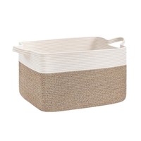 Panier à linge pliable personnalisé grande taille, panier à jouets pour chien, sacs écologiques dégradés marron en stock, vente en gros