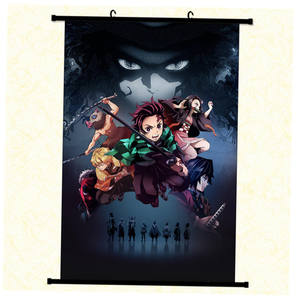 Desplazamiento de pancarta de <span class=keywords><strong>Manga</strong></span> clásica para pared de salón, póster de Anime, <span class=keywords><strong>Demon</strong></span> <span class=keywords><strong>Slayer</strong></span> Tanjiro - Product Image 1