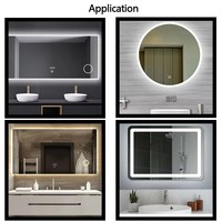 Interrupteur tactile pour miroir LED 12V 3A 5A, interrupteur tactile intelligent à gradation, capteur à touche unique pour miroir LED