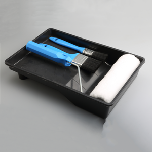 दीवार पेंट रोलर ब्रश पेंटिंग हैंडल उपकरण किट ट्रे के साथ ट्रे के साथ - Product Image 6