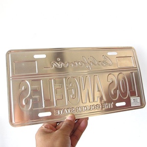 Targa in <span class=keywords><strong>alluminio</strong></span> personalizzata con targa in stile tradizionale personalizzata per auto, - Product Image 3