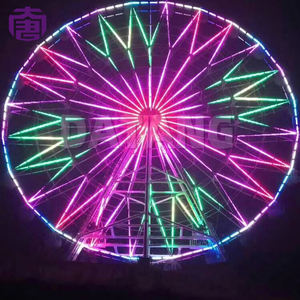 Luces LED para Rueda de la Fortuna, Piloto de Luz Puntual, PVC Blanco, Iluminación para Jardín, Paisaje y Parques de Atracciones, Clasificación IP65 para Parques Temáticos - Product Image 4