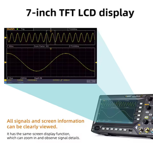 Osciloscopio Digital Portátil de Doble Canal SDS220 Económico |   200MHz 1GSa/s 20M Profundidad de Almacenamiento Resolución de 8 Bits Garantía de 1 Año - Product Image 3