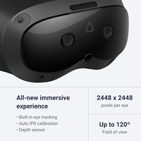 Casque de réalité mixte et de réalité virtuelle pour PC HTC Vive Focus Vision, compatible avec le mode DisplayPort