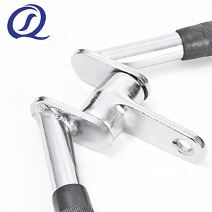 Equipo de gimnasio Fitness 36 pulgadas cromado sólido rotatorio Lat <span class=keywords><strong>Bar</strong></span> con bola puños - Product Image 3