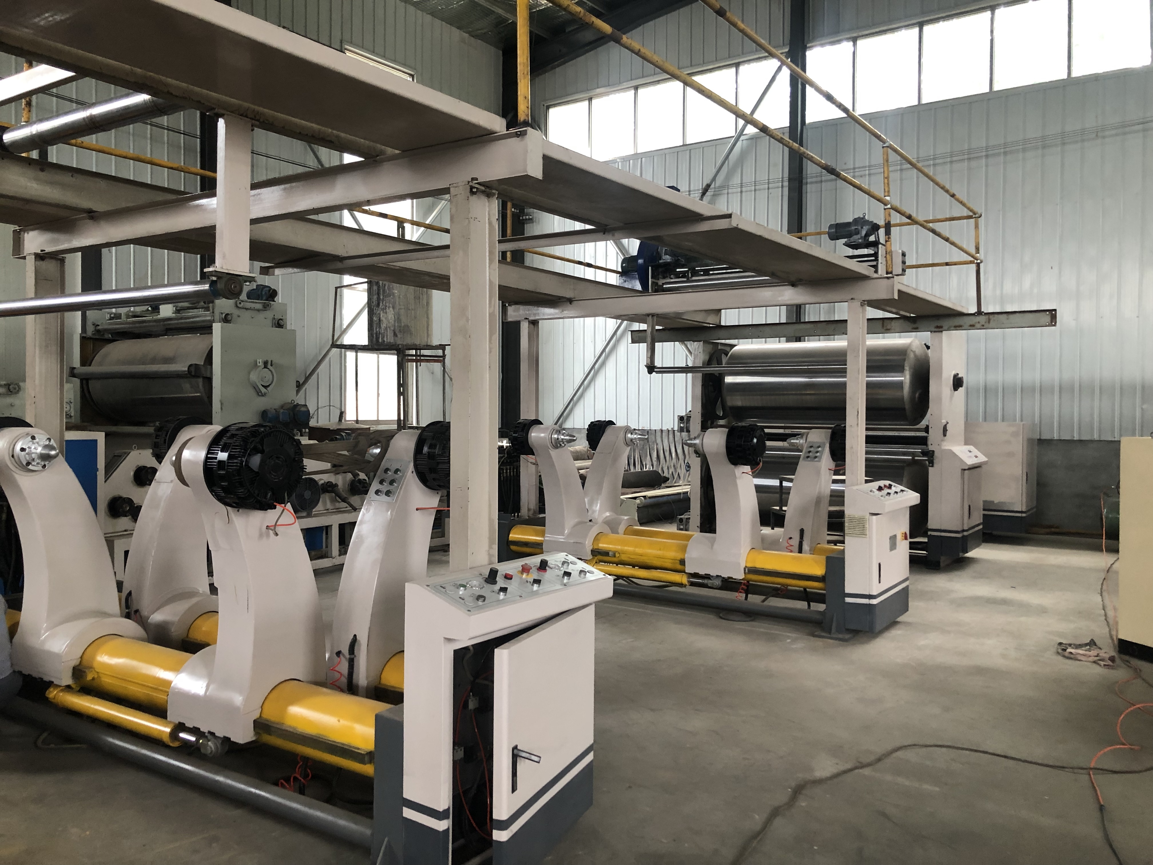 Second Hand 1800mm Corrugated Cardboard Production Line 100m/Min