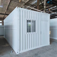 Venta al por mayor Filipinas fácil de montar 20 pies movible impermeable versión estándar casa contenedor plegable