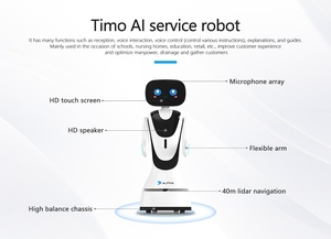 Robot de réception éducatif intelligent pour bibliothèque scolaire, avec navigation laser, guide, ChatGPT, marche <span class=keywords><strong>automatique</strong></span>, parole, fabrication - Product Image 2